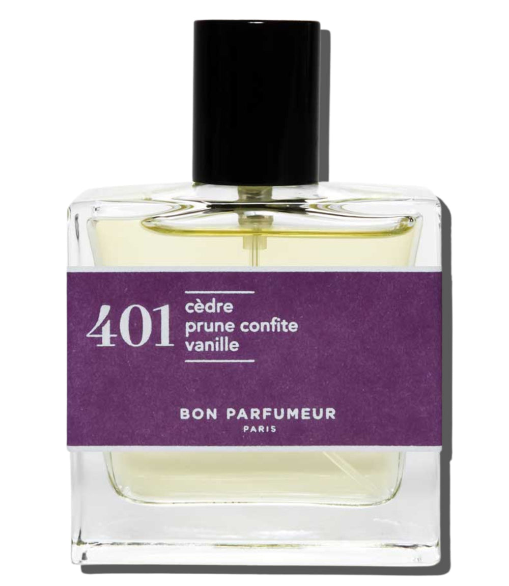 Eau de Parfum 401 Oriental: Cedar, Candied plum and Vanilla 30ml