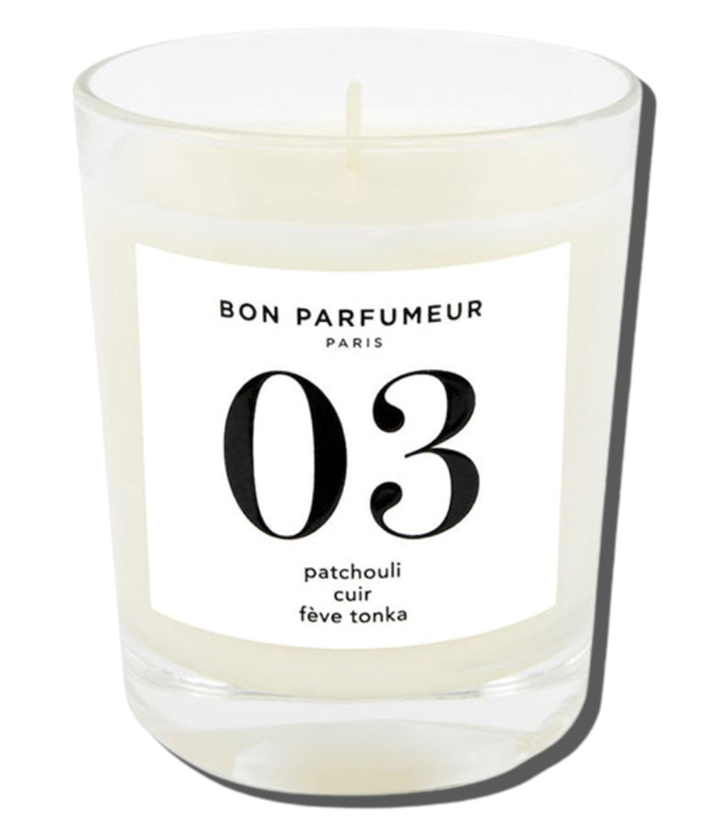 Candle 03: Patchouli, Leather & Tonka Bean 180g