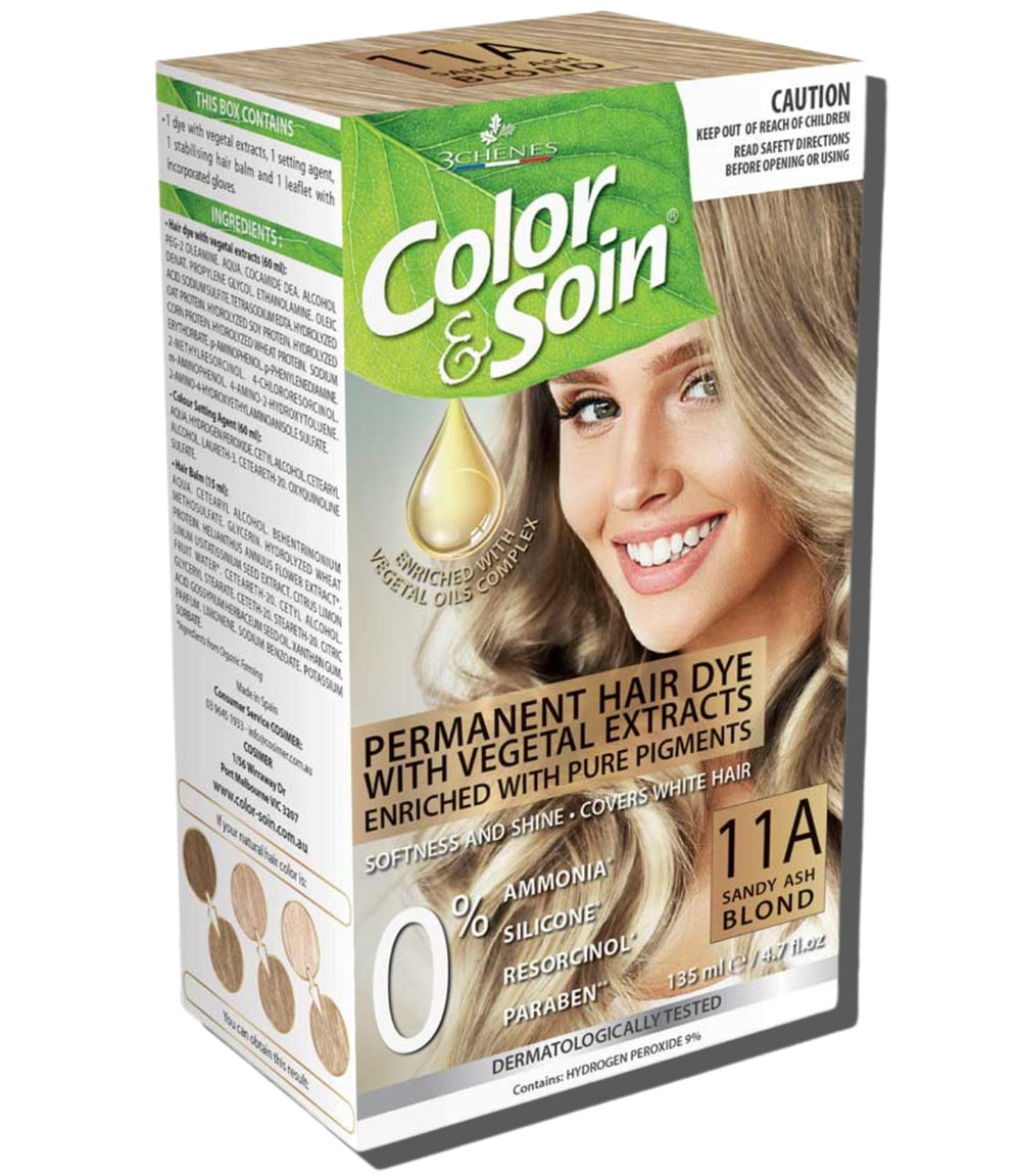 Permanent Hair Dye 11A - Sandy Ash Blond 135ml