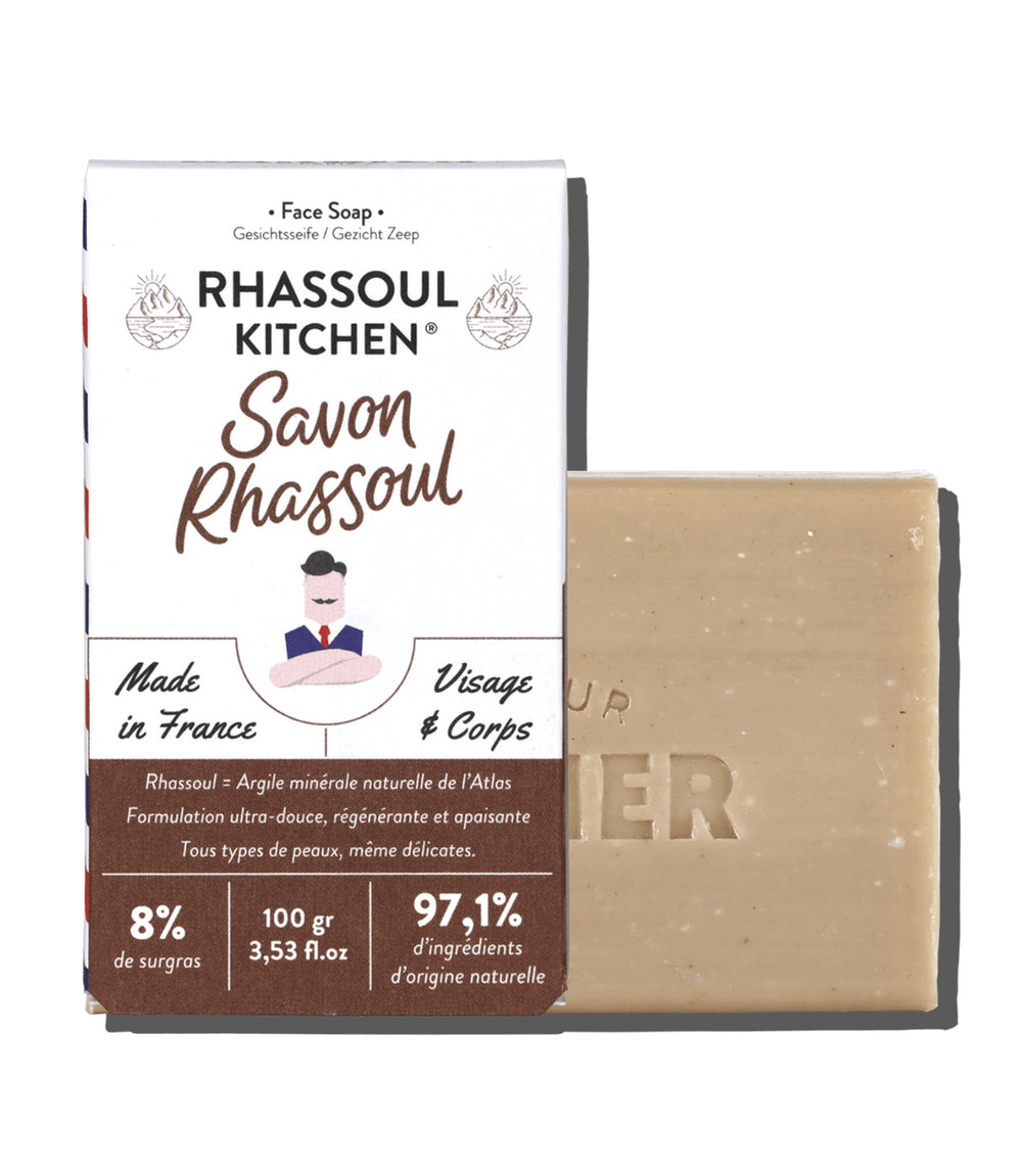 Surgras Face and Body Soap with Rhassoul Clay 100g
